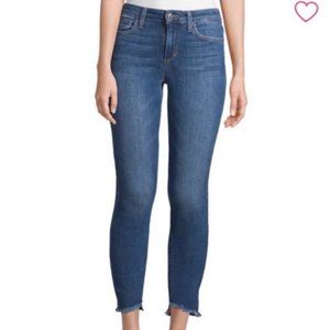 Joe's Jeans Brianna Skinny Crop Ankle Raw Hem Sz 26